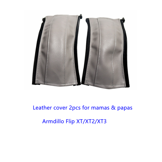 Leather Covers For Amaz and Papas Armadillo Flip XT/XT2/XT3 Stroller Trolley Cart Handle Sleeve Armrest Protective Cover Accessories