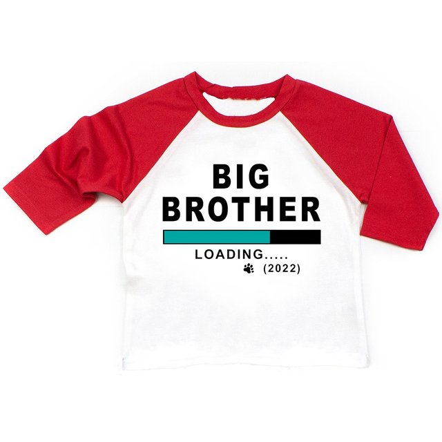 I'm Going To Be A Big Brother/Sister 2022 Kids Boys Girls Long Sleeve Tops Brothers Siters Family Looking T-shirts Drop Ship