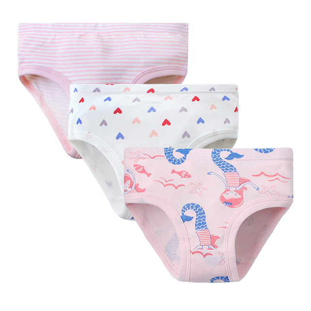 3pcs/lot Kids Girls Cotton Panties Briefs Children Cotton Underwear Panty Boxer Toddler Kids Lovely Cute Underpants