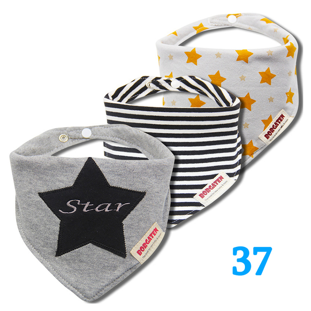 3pcs Organic Cotton Baby Gauze Scarf Burp Cloth Bandana Bibs Newborn Baby Boy Infant Girl Toddler Winter Scarf Waterproof Bib