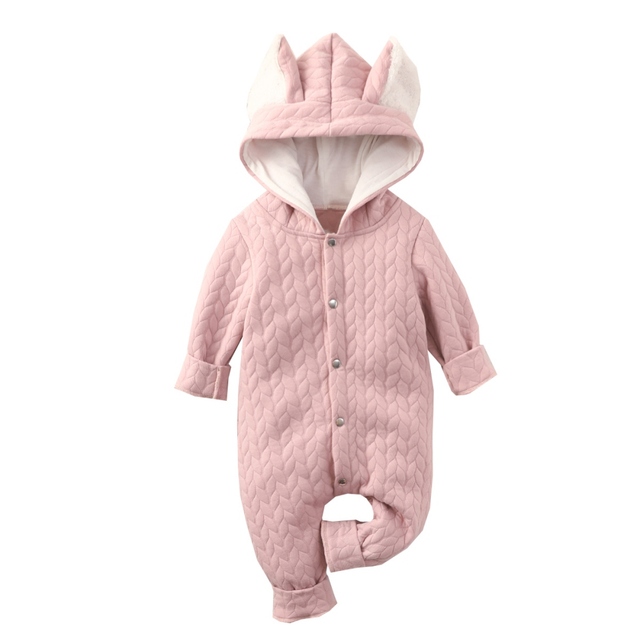 Bobora Baby Clothes Long Sleeve Newborn Baby Clothes Spring Baby Boys Girls Hooded Clothes Size 0-18M