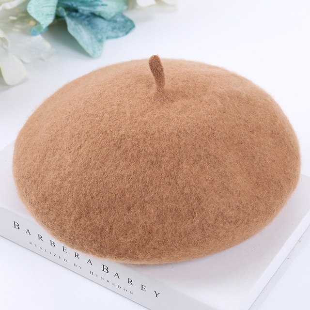 Fashion Spring Autumn Winter Wool Bonnet Princess Kids Girls Hats Lovely Beanie QX2D