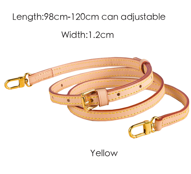 Genuine Leather Bag Strap High Quality Shoulder Strap Bag Accessories Narrow Bag Strap Hot Fashion Shoulder Bag Parts