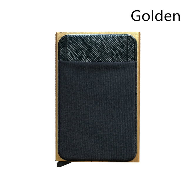 Aluminum ID Card Holder, Business, Metal, for Men, Radio Frequency