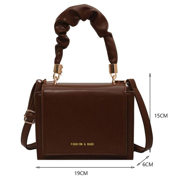 Stylish Female Solid Color Suede Leather Messenger Bag Ladies Small Zipper Shoulder Bags Women Travel Handbag