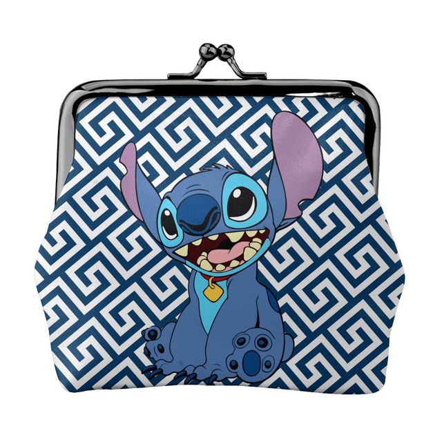 2022 Disney Stitch Female Small Wallet Luxury PU Wallet Coin Purses Women Girl Trend Card Holder Designer Clutch Bag Cartoon