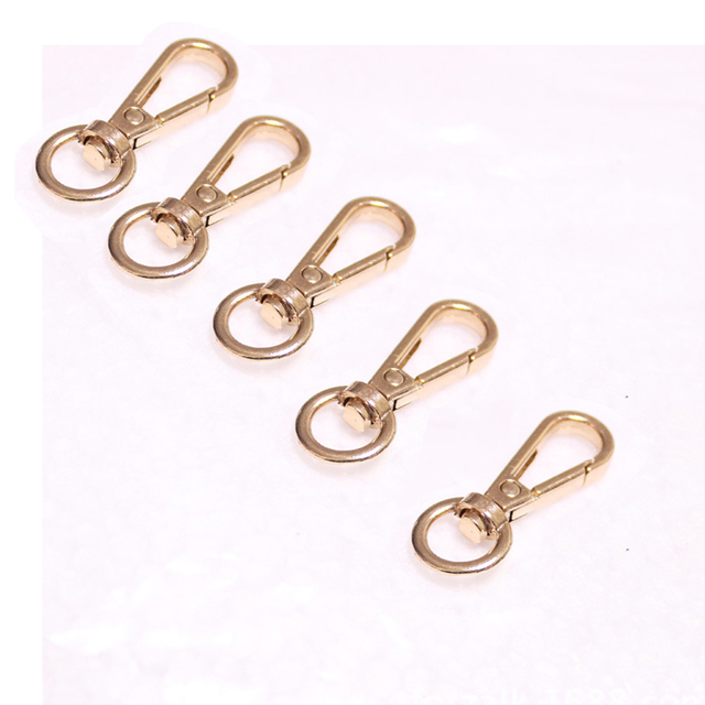 5Pcs Bag Metal Belt Buckle Swivel Trigger Buckle Lock Swivel Buckle Snap Hook Clip DIY Keychain Ring Keyring Craft Bag Hardware Parts