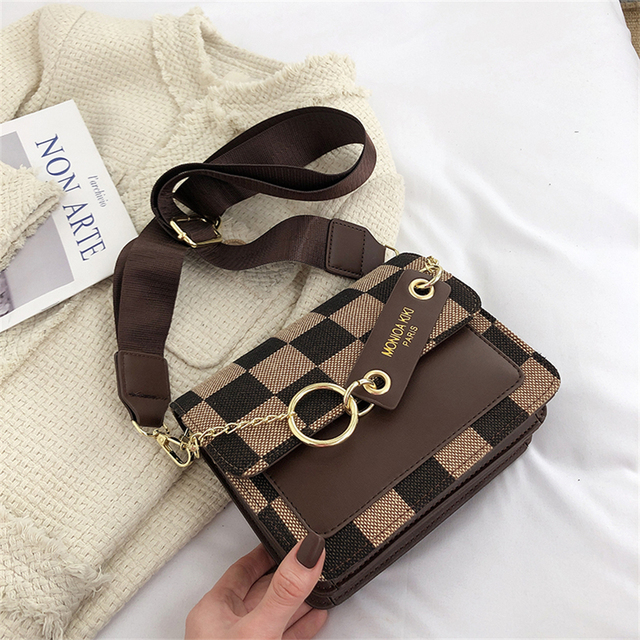 Ladies Fashion Designer Bags Purses High Quality Leather Shoulder Crossbody Messenger Bag For Women Small Luxury Lattice Sack