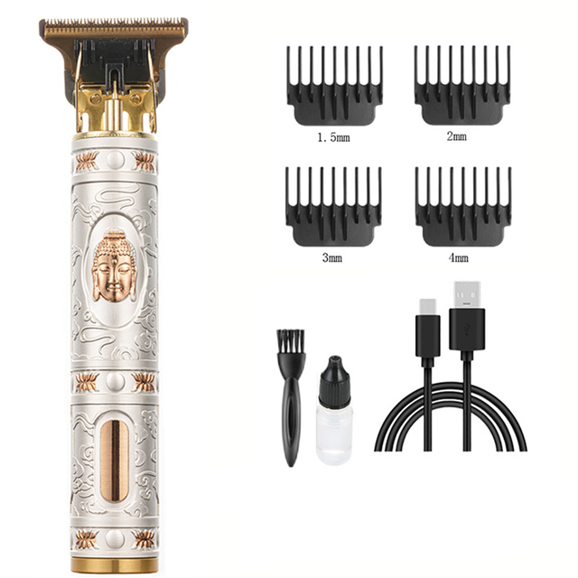 All-metal vintage T9 machine women's hair clipper hairdressing professional haircut machine 0mm nose and ear trimmer finish man