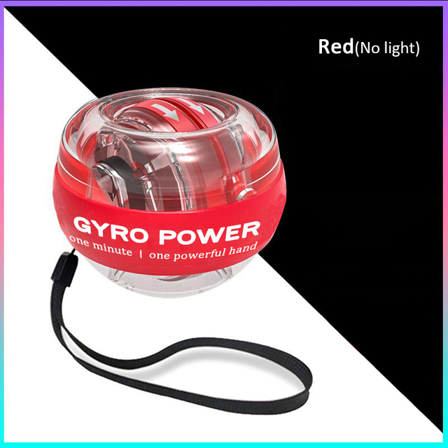 LED Wrist Ball Self Starting Gyroscope Energy Ball Gyro Strength Ball Muscle Relax Arm Wrist Strength Trainer Fitness Sports Equipment