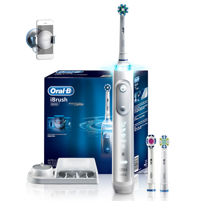 Oral-B Electric Toothbrush 9000 Deep Clean Electric Toothbrush Bluetooth Smart 3D Technology Sonic Toothbrush 6 Mode Rechargeable