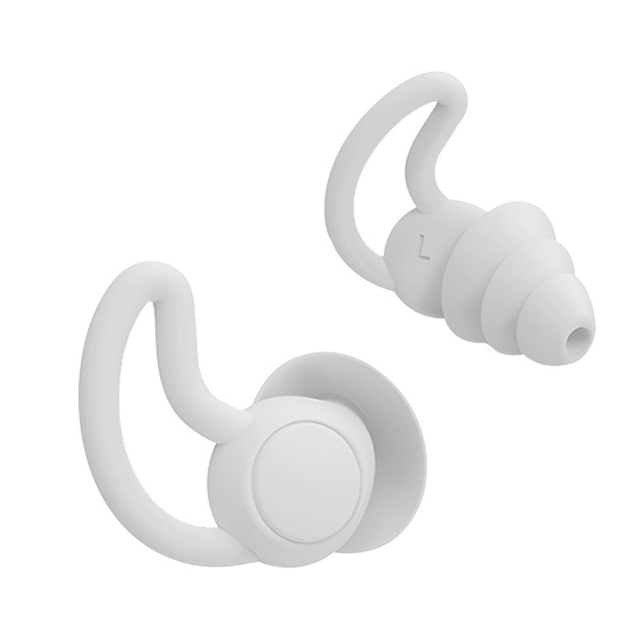 Silicone Sleep Ear Plugs Sound Insulation Ear Protection Earplugs Anti-noise Plugs For Travel Soft Silicone Noise Reduction