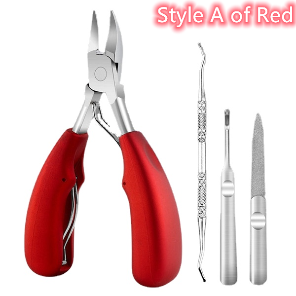 Toe Nail Clippers Nail Correction Thick Ingrown Toenails Nippers Cutters Dead Skin Dirt Remover Pedicure Care Tool 2021