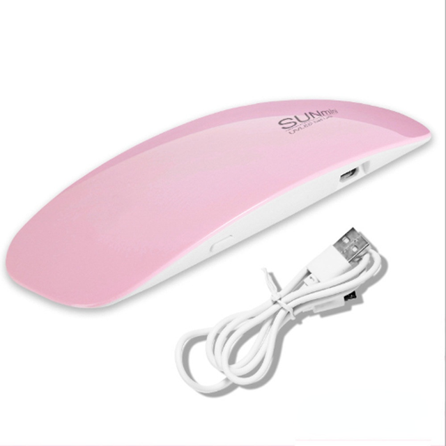 Nail Lamp 6W Mini Nail Dryer White Pink Uv LED Lamp Portable Usb Interface Very Convenient For Home Use