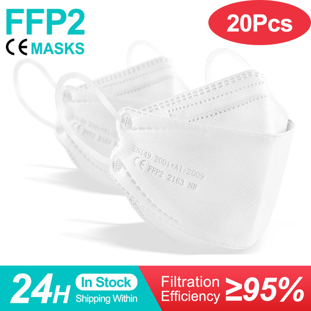 ffp2 masks face mask KN95 masque fish fpp2 approved mask color protection black masks mascara mouths mascarilla fpp2 homology ada