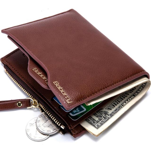 Baborry - men's wallet with RFID lock, id card holder, credit card wallet, rfid wallet