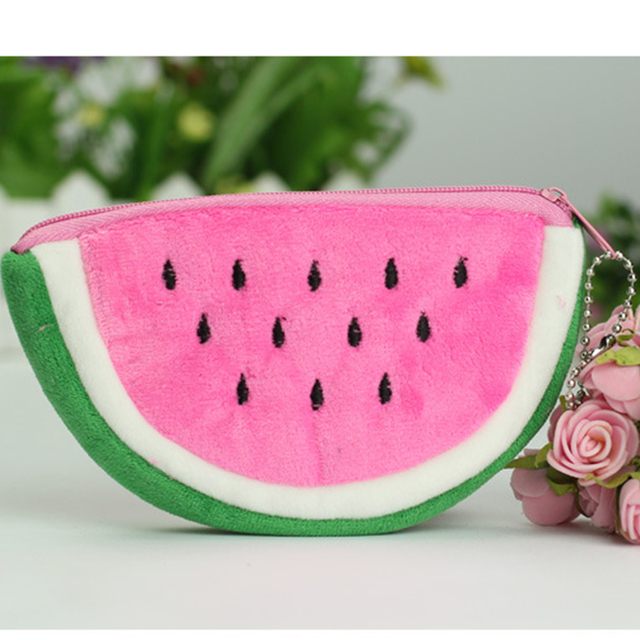 All Cartoon Fruits Coin Bag Clutch New 8cm Pineapple Orange Plush Coin Purse Purse Pouch; Baby Coin Bag Pouch Purse