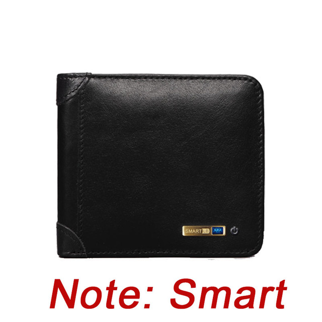 Anti-lost Bluetooth Tracker Wallet Leather Man Card Holder Free Engraving Men Gift for Father Christmas