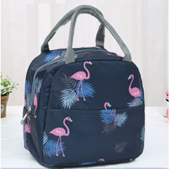 Functional Style Cooler Lunch Box Portable Insulated Canvas Lunch Handbag Thermal Food Picnic Lunch Bags For Women Kids