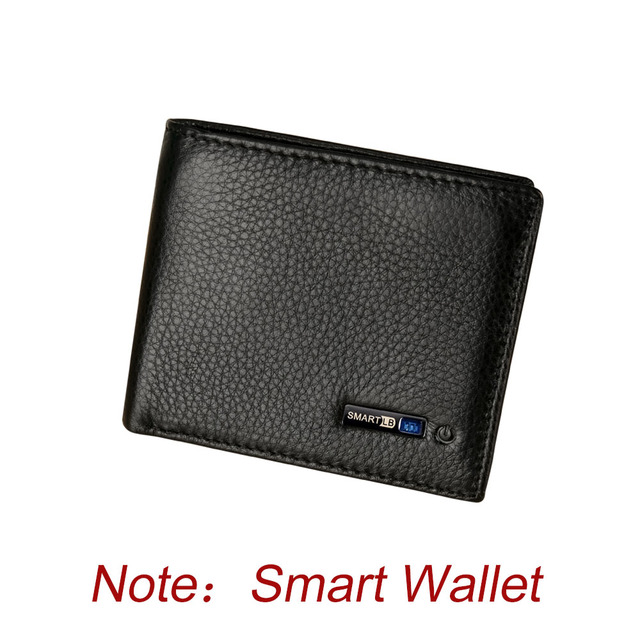 Smart Anti-lost Wallet Tracker Genuine Leather Men Wallets Soft Bluetooth Compatible Leather Wallet Male Luxury Men Wallet