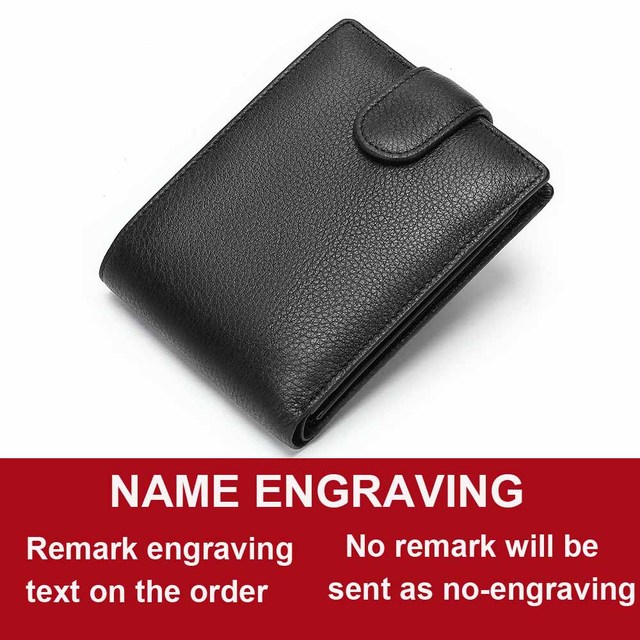 2020 New Men Leather Wallets Name Embossing Hasp Male Long Purses 100% Genuine Leather Vintage High Quality Wallet Men