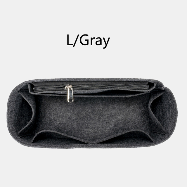 BAMADER Fits Brand Women's Bags Insert Bags Felt Cloth Travel Portable Toiletry Bag for Men Girl Storage Toiletry Liner Bags