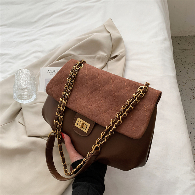 Women's Classic Handbag Purses Luxury Designer Simple Shoulder Crossbody Messenger Bag Female Ladies High Quality Clutch Bag