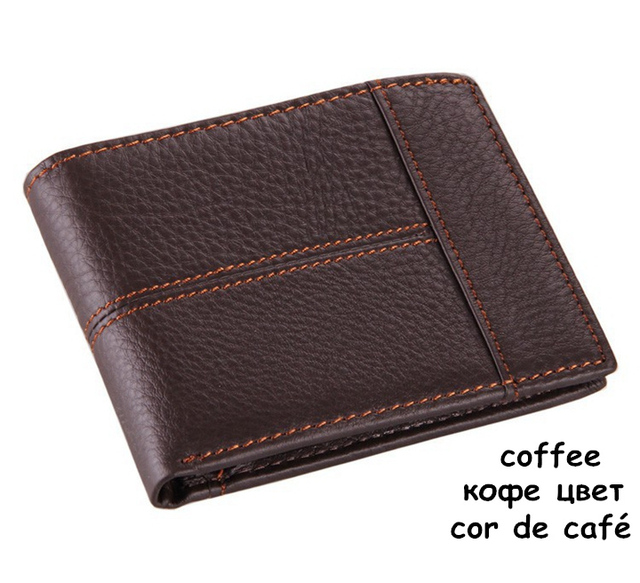 COWATHER - Genuine cowhide leather men's wallet, high quality, paste, dollar price, carteira masculina, original brand, 100%