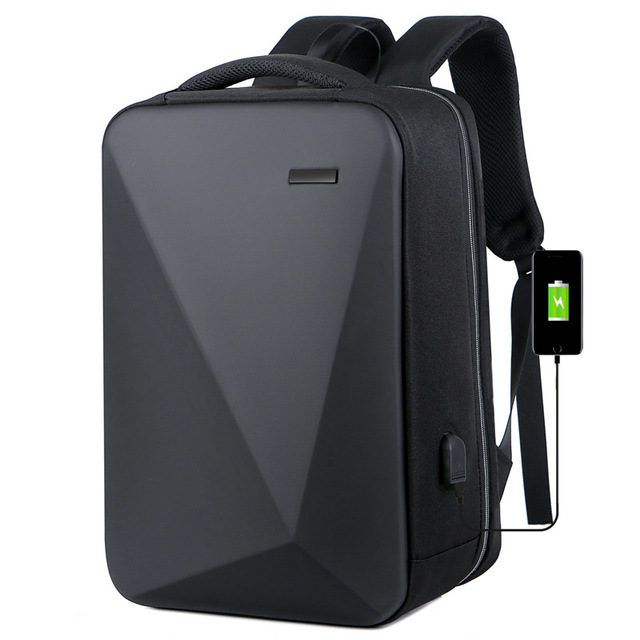 Crossten Laptop Backpack Anti-theft Lock 15.6 inch Laptop Backpack USB Charging Multifunctional Waterproof Business School Bag