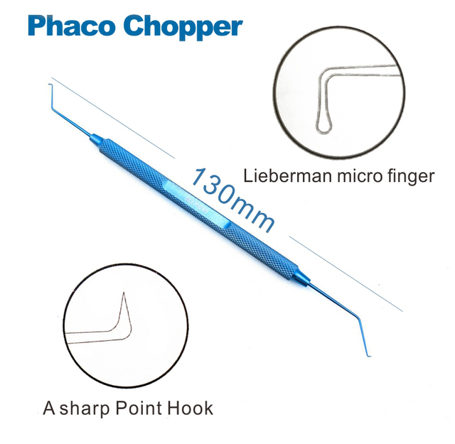 Phaco - chopper with manipulator, sinskey spoon, hook, ophthalmic instrument, double eyelid, surgical instruments