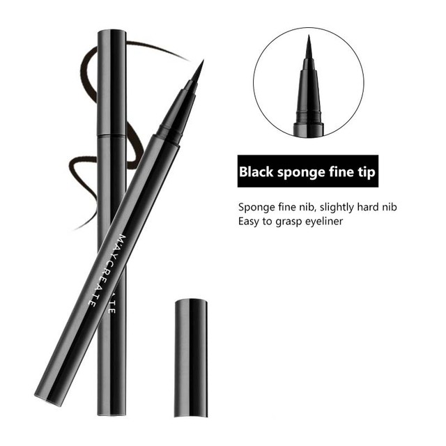 Professional Female Eyeliner Cosmetics Makeup Korean Beauty Lotion Smooth Quick-drying Long Lasting Black Waterproof Liquid