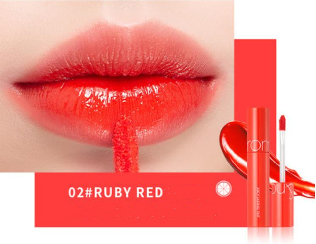 Romand Juicy Lasting Tint Lip Glaze Women Beauty Liquid Lipstick Lip Gloss Makeup Professional Cosmetics Silky Smooth