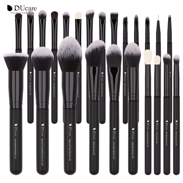 DUcare 8-27 Makeup Brushes Set Synthetic Goat Hair Powder Cosmetic Eyeshadow Foundation Blush Blending Makeup Brush Maquiagem