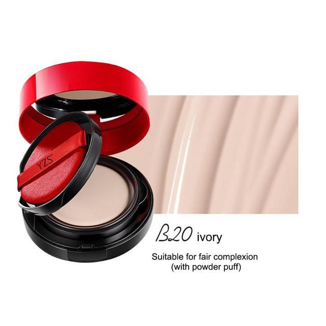 2 in 1 Air Cushion Makeup Pressed Powder Foundation Set Double Layer Whitening BB CC Cream Long Lasting Oil Control Face Makeup