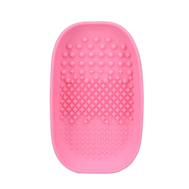 1pc Silicone Makeup Brush Cleaning Mat Cosmetic Brush Cleaner Palette Scrub Professional Makeup Brush Washing Pad Tools