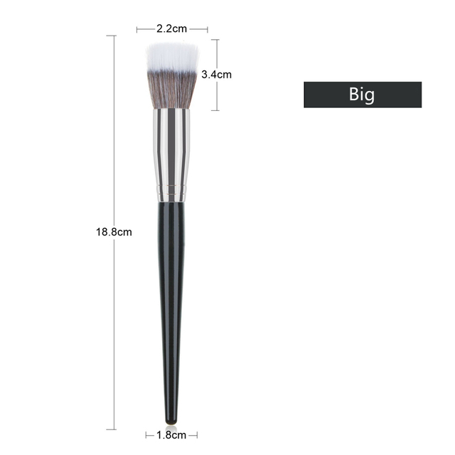 1/2pcs stipbling makeup brushes double layer blush brush natural cosmetic blush highlight bronzer contour powder blending tool