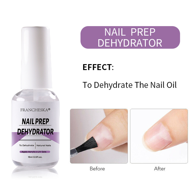 15ml Nail Primer Set Bonder Prep Dehydrator Desiccant Anti-warping Quick Drying No Need UV LED Lamp Nail Gel Polish TSLM1