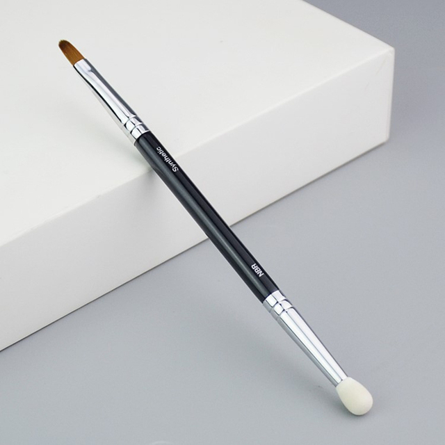 Loebig New Concealer Makeup Brushes T301 Double Ended Soft Sponge Wool Fiber Powder Concealer Cosmetic Blending Fine Brush Set