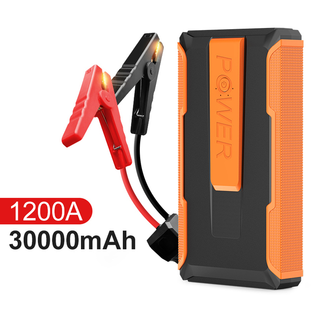 30000mAh سيارة الانتقال كاتب بنك الطاقة في حالات الطوارئ 1200A شاحن محمول ببطارية 12 فولت شاحنة 3.0L/6.0L السيارات الداعم بدء جهاز