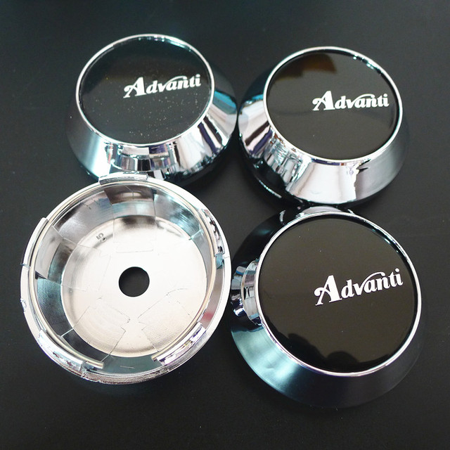 4pcs Advanti Racing Car Wheel Center Cap Hubs 65mm Emblem Emblem Badge Rims Cover Car Styling Accessories