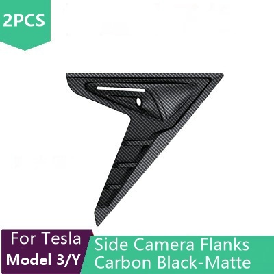 Tesla Model 3 Model Y 2022 Camera Wings Car Side Wing Panel Cover Spoiler Dust Cover Decoration Accessories Modification