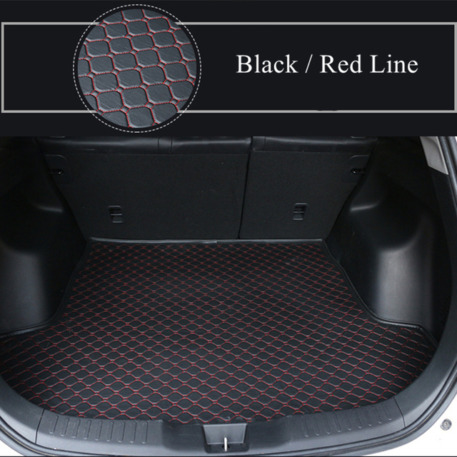 Sengayer Car Trunk Mat Waterproof Auto Tail Boot Carpet Flat Side Cargo Carpet Liner Fit For Peugeot 3008 2013 2014 15-2017