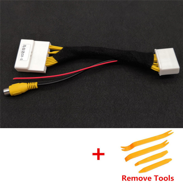 28Pin Original Video Input Switch Reverse Camera RCA Adapter Cable For Mazda CX-5 CX5 2015 2016 2017 2018 2019