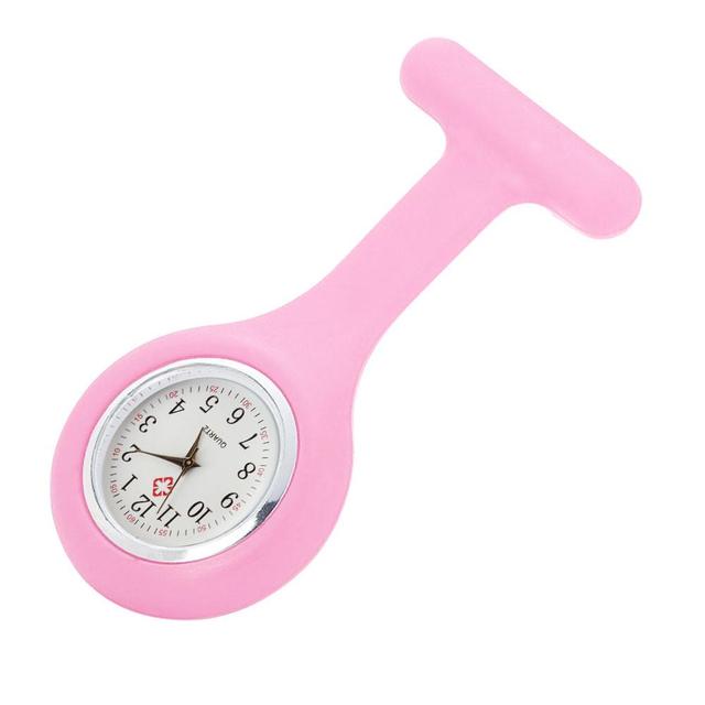 Electronics Pocket Watches Silicone Nurse Watch Brooch Pins Unisex Watches Clock Free Battery