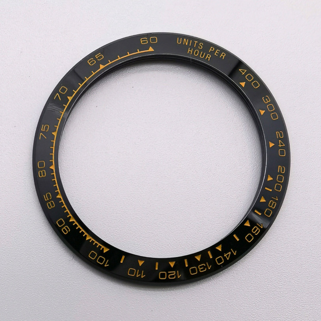 High quality 38.5mm ceramic bezel replacement daytona non-original watch insert ring watch accessories inner diameter 30.5mm