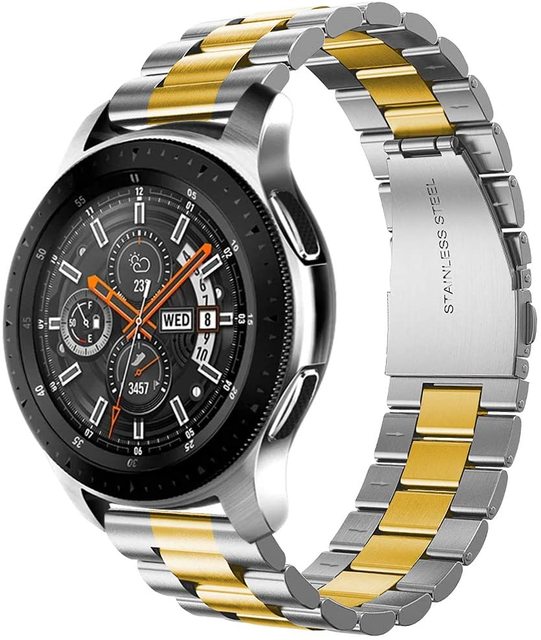 22mm Metal Strap for Samsung Galaxy Watch 3 45mm/Huawei Watch 3 GT3/Amazfit GTR Stainless Steel Strap for 20mm Galaxy Watch 4