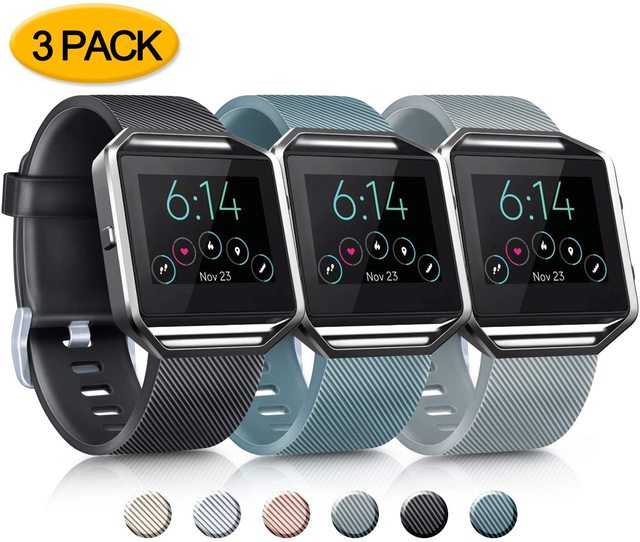 6pcs/4pcs/3pcs TPU Watch Strap for Fitbit Blaze Band Smartwatch Wristband Watchband Bracelet for Fitbit Blaze Strap Accessory