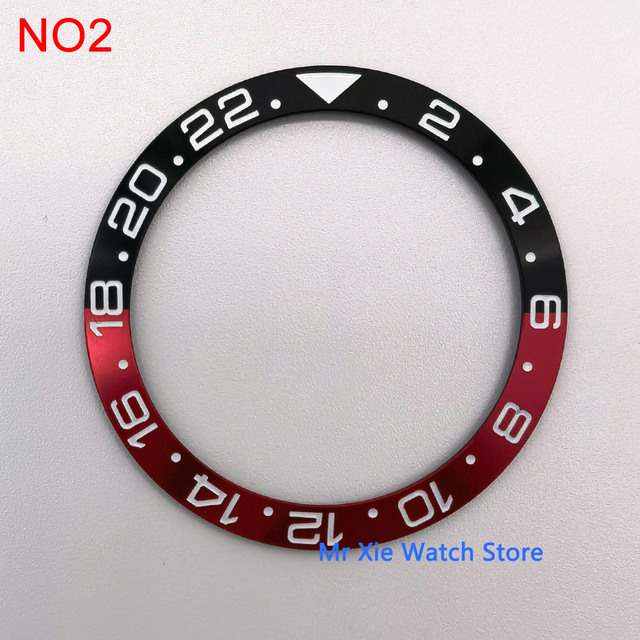 38mm watch strap high quality aluminum bezel insert for 40mm watch accessories inner diameter 30.5mm