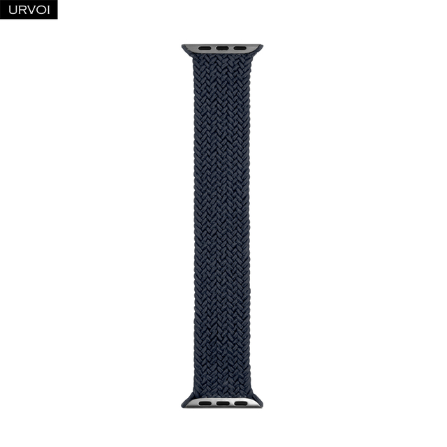 URVOI Braided Solo Loop for Apple Watch Sport Band Series 7 6 SE 5 4 3 21 Stretchable Strap for iWatch Woven Threads gen.5