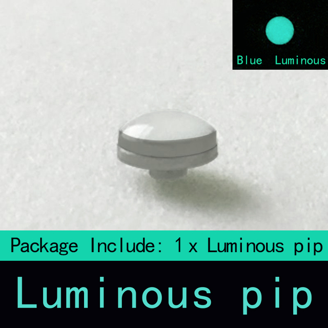 Luminous point at 12 bezel inserts for Seiko lume pip watch parts